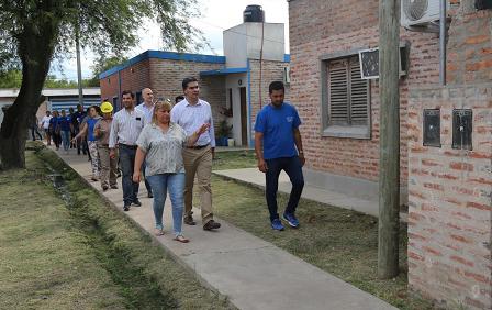 Capitanich recorri las obras que ejecuta la Cooperativa Oeste en